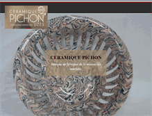 Tablet Screenshot of ceramique-pichon.com